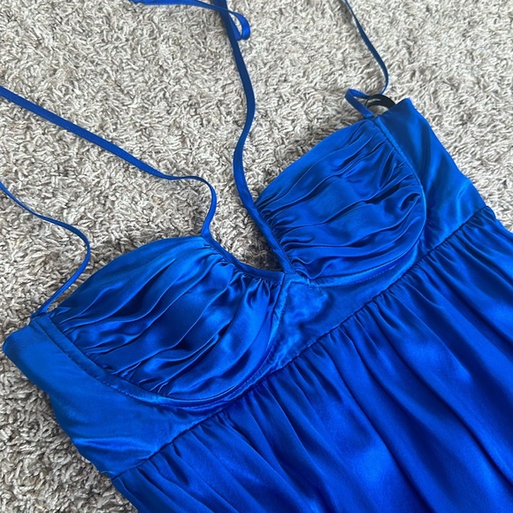 Vintage Betsy Johnson blue dress - Picture 2 of 4
